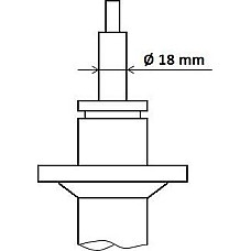 Amortizor Fata Dreapta-Stanga SEAT MII SKODA CITIGO VW LOAD UP UP! 1.0-1.0CNG 08.11- VW LOAD UP (121, 122, BL1, BL2), Van, 12.2014 - KYB 3338038