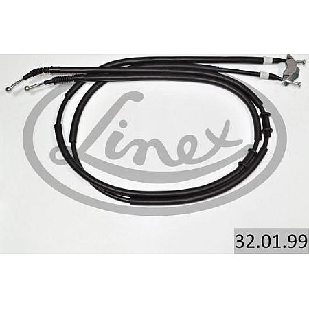 Cablu. frana de lucru Cablu frana de mana Spate Dreapta-Stanga 1647mm-1462mm-1665mm-1478mm tip frana. disc OPEL A OPEL ASTRA H GTC (A04), Hatchback, 03.2005 - 10.2010 Linex 32.01.99