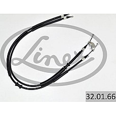 Cablu. frana de lucru Cablu frana de mana Spate 1254mm-1060mm-1254mm-1060mm tip frana. tambur OPEL ASTRA G ASTRA OPEL ASTRA G (T98), Sabrioleta, 03.2001 - 10.2005 Linex 32.01.66