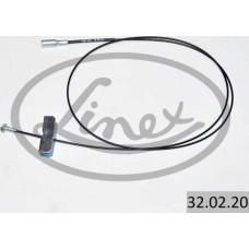 Cablu. frana de lucru Cablu frana de mana Fata 1645mm NISSAN PRIMASTAR OPEL VIVARO A RENAULT TRAFIC II 1.9D-2.5D RENAULT TRAFIC II (FL), Van, 03.2001 - Linex 32.02.20