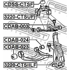 Pivot CADILLAC CTS (A1LL), Sedan, 09.2013 - Febest 3220-CTSIILF