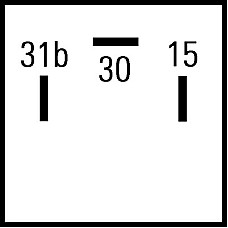 Senzor Releu 12V cu conector HELLA 3SB 004 438-141