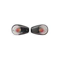 Lumina semnalizare Directie sticla neagra ORANGE PRZEZORCZYSTE bec 12V23W BIKE IT INDFBLKT