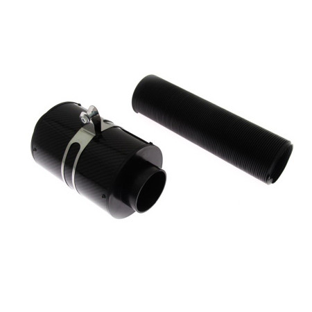 Filtru universal (con, airbox) Airbox  carbonowy  z filtrem stozkowym. wymiary 180x130 ZESTAW TURBOWORKS SPEEDMAX JB-BX-001