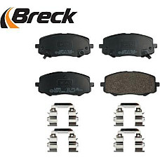 Set placute frana.frana disc Set placute frana Fata CITROEN AXEL HYUNDAI I20 I 0.7-1.2-1.2LPG 07.84-12.15 HYUNDAI i20 (PB, PBT), Hatchback, 08.2008 - Breck 24910 00 702 00