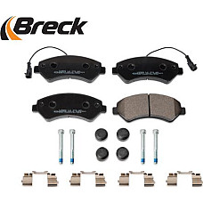 Set placute frana.frana disc Set placute frana Fata cu lacat cu suplimente CITROEN JUMPER II FIAT DUCATO PEUGEOT PEUGEOT BOXER (250), Cadru de sprijin, 04.2006 - Breck 24467 00 703 20