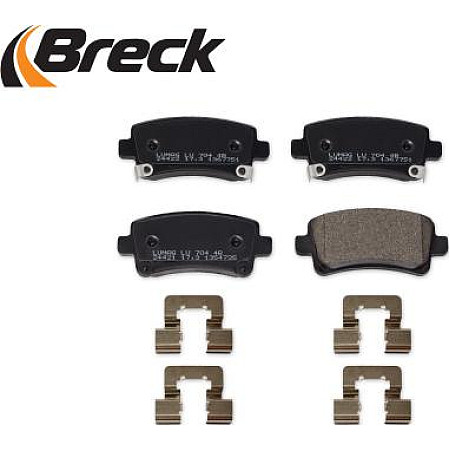 Set placute frana.frana disc Set placute frana Spate cu lacat cu suplimente BUICK LAE CADILLAC XTS CHEVROLET MALI OPEL INSIGNIA A (G09), Sedan, 07.2008 - 03.2017 Breck 24421 00 704 10