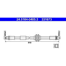 Furtun frana ATE 24.5104-0485.3