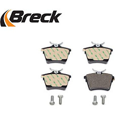 Set placute frana.frana disc Set placute frana Spate CITROEN C5 III PEUGEOT 407 607 1.6-3.0D 02.00- PEUGEOT 607 (9D, 9U), Sedan, 01.2000 - Breck 24135 00 704 00