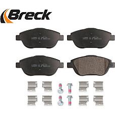 Set placute frana.frana disc Set placute frana Fata DS DS 3 CITROEN C3 AIRCROSS II C3 II C3 III C3 PICASSO C4 CAC CITROEN DS3, Sabrioleta, 01.2013 - 07.2015 Breck 24883 00 702 00