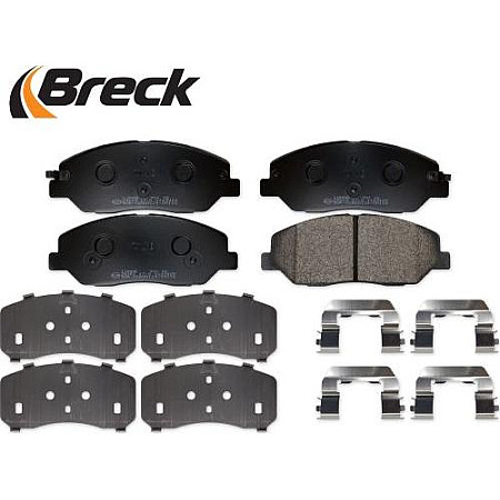 Set placute frana.frana disc Set placute frana Fata HYUNDAI GENESIS GRAND SANTA FE SANTA FE II SANTA FE III SANTA SSANGYONG REXTON (Y400), Crossover, 07.2017 - Breck 24351 00 701 00