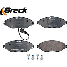 Set placute frana.frana disc Set de frana din ceramica Fata AUDI A3 Q2 Q3 SEAT LEON LEON SC LEON ST TARRACO SK VW PASSAT (362), Sedan, 08.2010 - 12.2015 Breck 24738 00 551 10