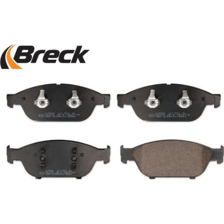 Set placute frana.frana disc Set de frana din ceramica Fata cu un tampon de amortizare AUDI A6 ALLROAD C7 A6 C AUDI A6 Avant (4G5, 4GD, C7), Turism, 05.2011 - 09.2018 Breck 25158 00 551 00