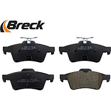 Set placute frana.frana disc Set placute frana Spate se potriveste. VOLVO C30 C70 II S40 II V40 V50 CADILLAC CTS CHEVROLET REZZ PEUGEOT 508 I (8D_), Sedan, 11.2010 - 12.2018 Breck 25218 00 702 00