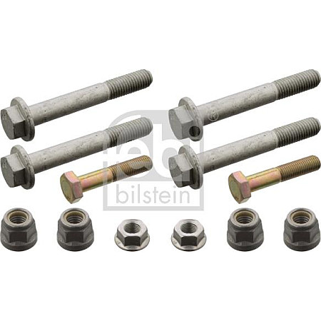 Set montare. legatura Elemente de montare in suspensie Fata Dreapta-Stanga DACIA LOGAN LOGAN EXPRESS LOGAN MCV SA RENAULT MEGANE I (SA0/1_), Hatchback Van, 08.1995 - 07.2003 Febi Bilstein 26339