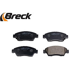 Set placute frana.frana disc Set placute frana Fata cu suplimente ACURA RSX HONDA CIVIC V CIVIC VI CIVIC VII CRX HONDA CIVIC VI (EJ, EM1), Compartiment, 03.1996 - 12.2000 Breck 21694 00 701 10