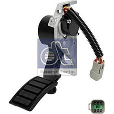 Pedala acceleratie Accelerator pedal 5 pins square plug - grey VOLVO FH12 FH16 FM12 FM9 08.93- DT Spare Parts 2.16140