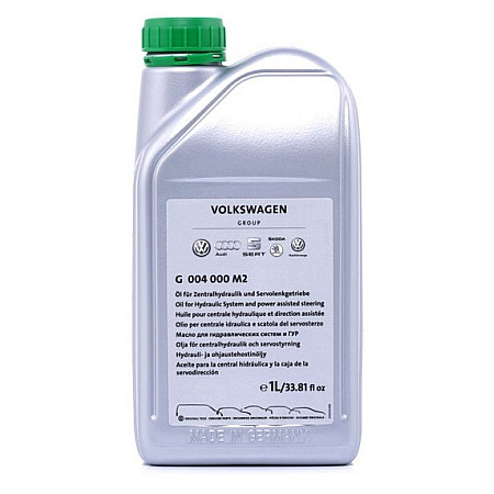 Ulei hidraulic Group CHF11S G004000M2, volum 1 litru, verde, pentru servodirectie, instalatii/suspensii hidraulice, amortizoare VW G004000M2