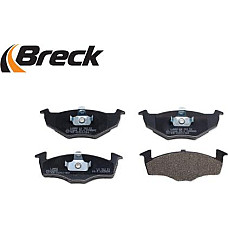 Set placute frana.frana disc Set placute frana Fata SEAT CORDOBA CORDOBA VARIO IBIZA II VW GOLF III POLO POLO III SEAT CORDOBA (6K2), Sedan, 06.1999 - 10.2002 Breck 21866 00 702 00