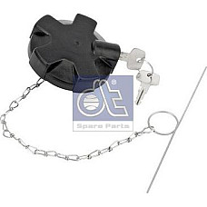 Buson. rezervor de combustibil Capacul rezervorului de combustibil latime 60mm cu cheie clapeta din lateral cu lant se potrivest VOLVO F10, 01.1976 - 12.1995 DT Spare Parts 2.12156