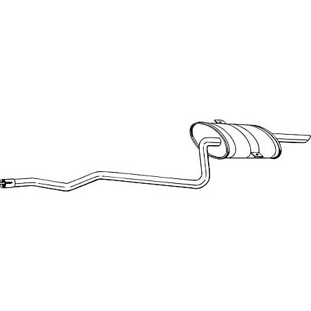 Toba esapament finala Toba finala esapament TOYOTA COROLLA 1.4-1.6 10.99-01.02 TOYOTA COROLLA Compact VIII (_E11_), Hatchback, 04.1997 - 01.2002 Bosal 286-465