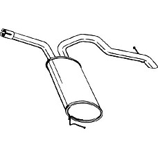 Toba esapament finala Toba finala esapament NISSAN PRIMASTAR OPEL VIVARO A RENAULT TRAFIC II 2.0D-2.5D 01.06- VAUXHALL VIVARO A (X83), Autobuz, 08.2001 - 07.2014 Bosal 281-877