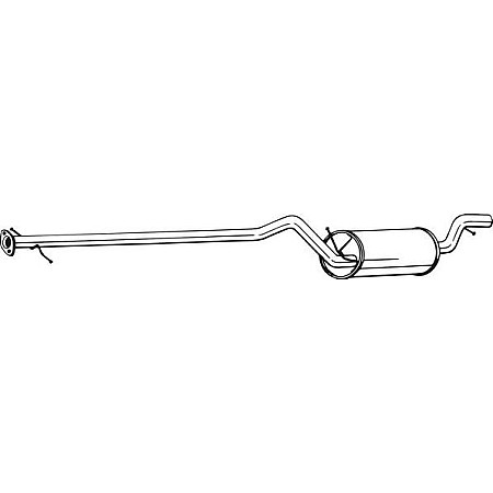 Toba esapamet intermediara Sistem de evacuare a amortizorului FORD FOCUS I 1.8D 03.01-03.05 FORD FOCUS (DNW), Estate Van, 08.1998 - 03.2005 Bosal 287-071