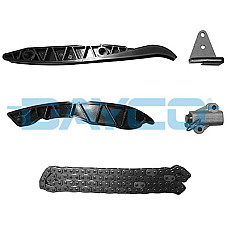 Chit lant de distributie Timing set chain + elements HYUNDAI H-1 H-1 / STAREX H-1 CARGO H-1 TRAVEL H350 KIA SORENTO I 2.5D 08.02- DAYCO DAYKTC1048