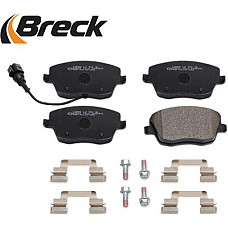 Set placute frana.frana disc Set placute frana Fata cu senzor de uzura integrat cu suplimente SEAT IBIZA III SKOD SKODA FABIA II (542), Hatchback, 12.2006 - 12.2014 Breck 23581 00 702 10
