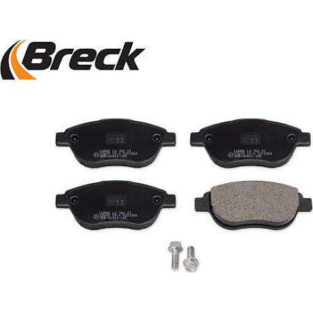 Set placute frana.frana disc Set placute frana Fata cu surub de ghidare a etrierului de frana CITROEN BERLINGO PEUGEOT 207 (WA_, WC_), Hatchback, 02.2006 - 12.2015 Breck 23600 00 701 00