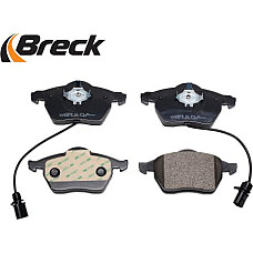 Set placute frana.frana disc Set placute frana Fata cu senzor de uzura integrat cu suplimente AUDI A4 B5 A4 B6 A4 AUDI A4 Avant (8D5, B5), Turism, 11.1994 - 12.2002 Breck 23018 00 701 10
