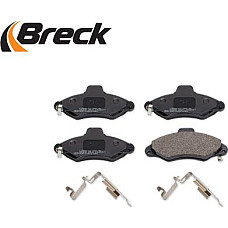 Set placute frana.frana disc Set placute frana Fata cu suplimente FORD ESCORT CLASSIC ESCORT V ESCORT V EXPRESS E FORD ESCORT V (ANL), Turism, 07.1990 - 01.1995 Breck 23300 00 702 10