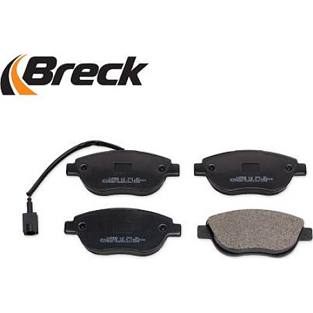Set placute frana.frana disc Set placute frana Fata cu senzor de uzura integrat cu suplimente ABARTH 500 - 595 - FIAT DOBLO (223_), Box/MPV, 11.2000 - Breck 23708 00 701 10