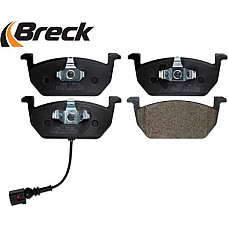 Set placute frana.frana disc Set placute frana Fata AUDI A3 SEAT LEON LEON SC LEON ST SKODA OCTAVIA III SCALA VW VW GOLF VII (5G1, BQ1, BE1, BE2), Hatchback, 08.2012 - Breck 22035 00 701 00