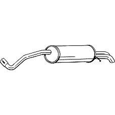 Toba esapament finala Toba finala esapament SEAT CORDOBA SKODA FABIA I FABIA I PRAKTIK 1.9D 01.00-11.09 SKODA FABIA I (6Y5), Combi, 04.2000 - 12.2007 Bosal 279-299