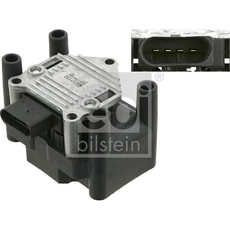 Bobina de inductie bobina de aprindere cu modul de VAG-09.96 1.0-2.0 VW PASSAT V (3B5), Turism, 05.1997 - 12.2001 Febi Bilstein 27132