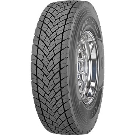 Anvelopa LKW 581003 KMax D A GOODYEAR Anvelopa camion Regional Tractiune 3PMSF M+S 150K etichete: Din data de 01.05.2021: eficienta combustibil - D aderenta pe teren umed - B clasa de masurare a zgomotu GOODYEAR 295/60R22.5 CGO KMD