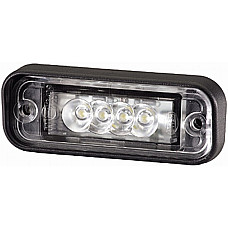 Iluminare numar de circulatie Lampa numar inmatriculare LED 12V culoare sticla. alb  HELLA 2KA 010 278-317