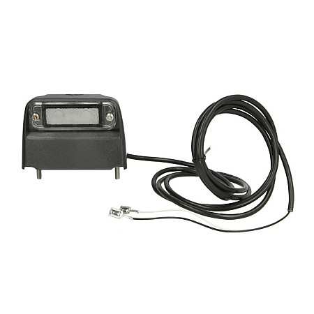 Iluminare numar de circulatie Lampa numar inmatriculare LED 12-24V culoare. gri culoare sticla. transparent 63x93mm lungime cabl HELLA 2KA 012 271-031