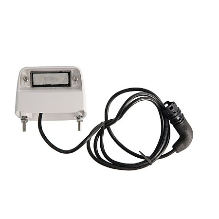 Iluminare numar de circulatie Lampa numar inmatriculare LED 12-24V culoare sticla. transparent 63x93mm lungime cablu. 1300mm con HELLA 2KA 012 271-271