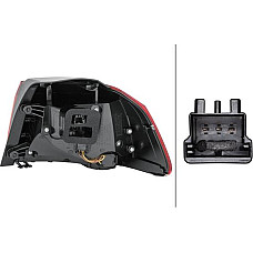 Stop spate Lampa spate Stanga extern LED-WY21W se potriveste. VW GOLF VI 10.08-05.16 VW GOLF VI (5K1), Hatchback, 10.2008 - 12.2014 HELLA 2SD 010 408-071