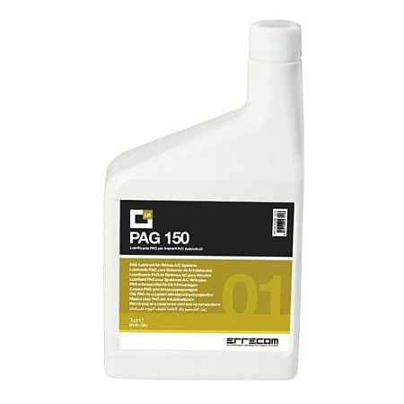 Uleiuri pt instalatia de climatizare Vehicle A/C system oil PAG 150 1L 1 pcs coolant type: R1234yf/R134a hybrid cars service eV maintenance PREMIUM PAG 150 a/C station model: wszystkie modele ERRECOM ER OL6005.K.P2