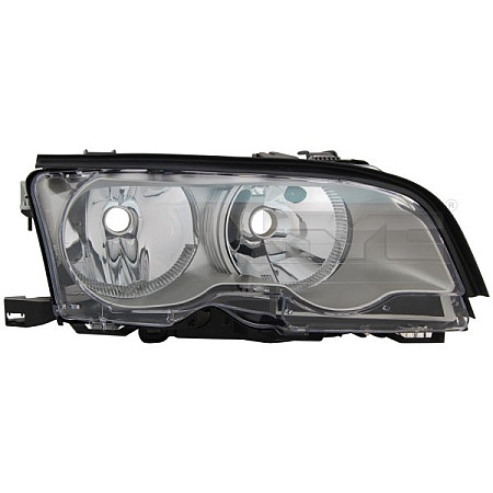 Far Lampa frontala Dreapta H7 H7 electric cu motor culoare insert titan potriveste BMW 3 E46 TYC 20 0325 11 2
