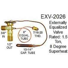 Supapa expansiune, clima Supapa de climatizare VOLVO SUNAIR EXV-2026