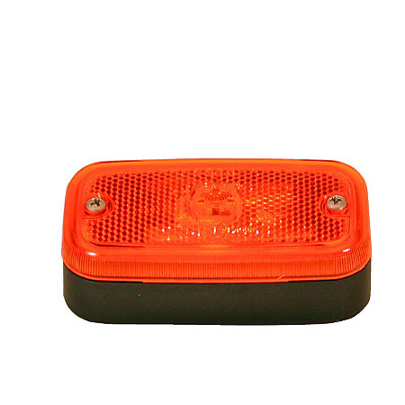 Lampa gabarit Vignal obrysowka dreptunghi portocaliu pe negru 110x55x34mm VIGNAL VAL194010