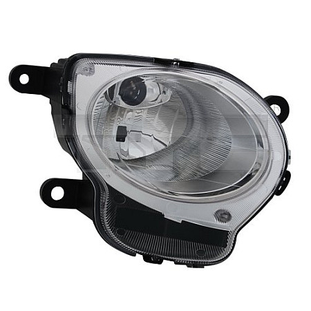 Far Lampa frontala Dreapta H1/W21 fara motoras ABARTH 500 / 595 / 695 500C / 595C / 695C FIAT 500 500 C TYC TYC 20-11565-05-2