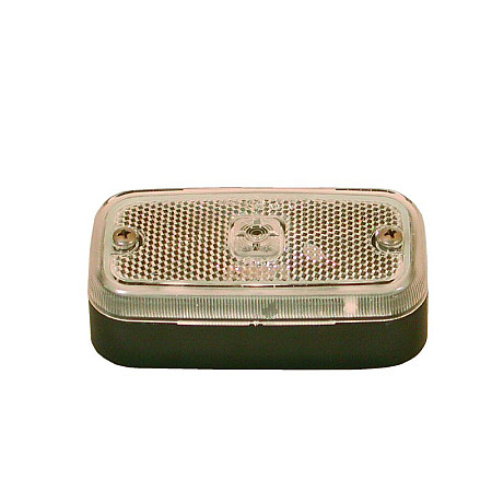 Lampa gabarit Vignal obrysowka dreptunghi alb pe negru 110x55x34mm VIGNAL VAL194130