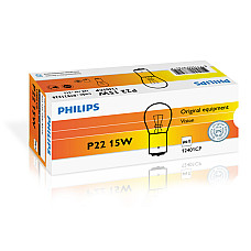 Bec, semnalizator Bec cutie 10buc Stop P22 12V 15W BA15S Vision PHILIPS PHI 12401/10