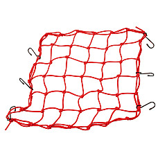 Plasa pentru fixat bagaje 42x42cm Spider - Rosu