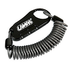 Antifurt cablu spiralat cu cifru Raptor - 150cm